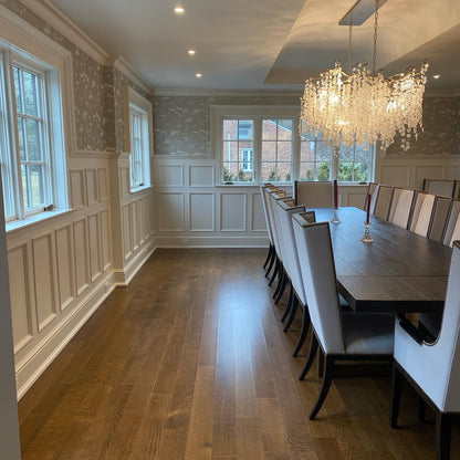 Crystal Chandelier | Brass & Nickel Finish | Multiple Diameter Options