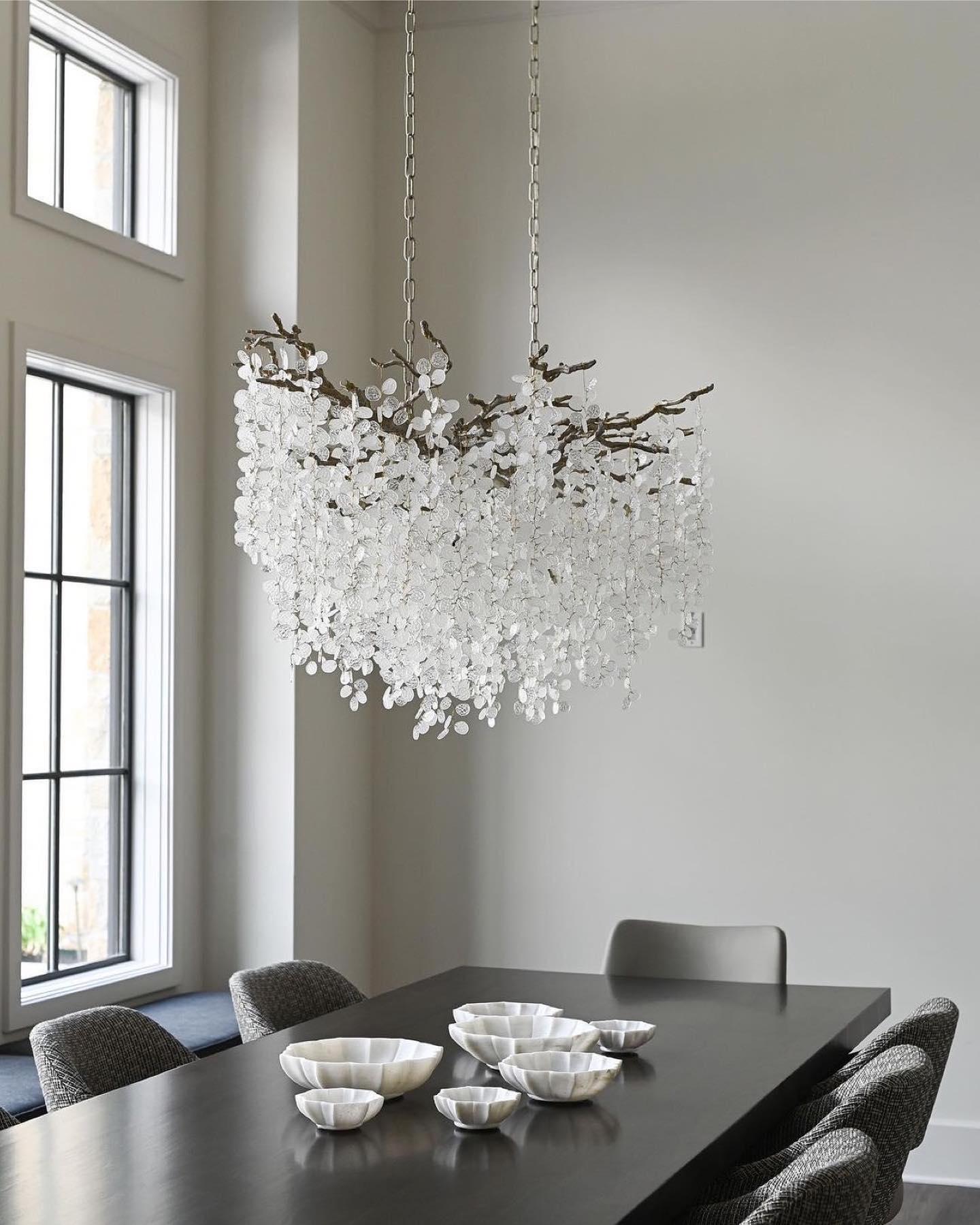Crystal Chandelier | Brass & Nickel Finish | Multiple Diameter Options