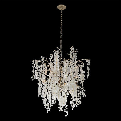 Crystal Chandelier | Brass & Nickel Finish | Multiple Diameter Options