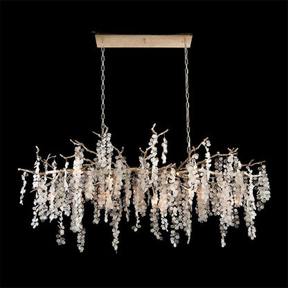 Crystal Chandelier | Brass & Nickel Finish | Multiple Diameter Options