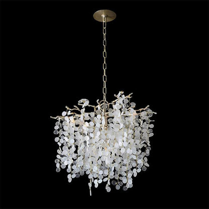 Crystal Chandelier | Brass & Nickel Finish | Multiple Diameter Options