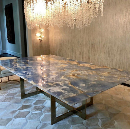Crystal Chandelier | Brass & Nickel Finish | Multiple Diameter Options