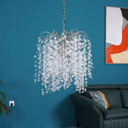 Crystal Chandelier | Brass & Nickel Finish | Multiple Diameter Options