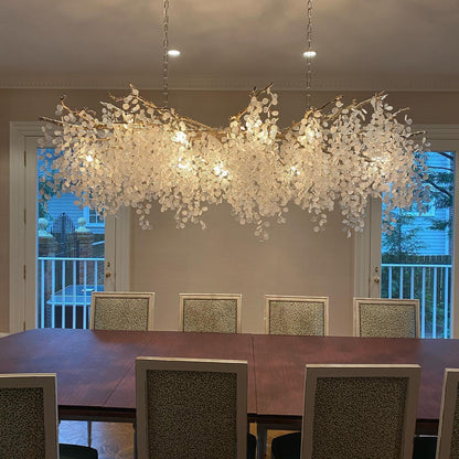 Crystal Chandelier | Brass & Nickel Finish | Multiple Diameter Options
