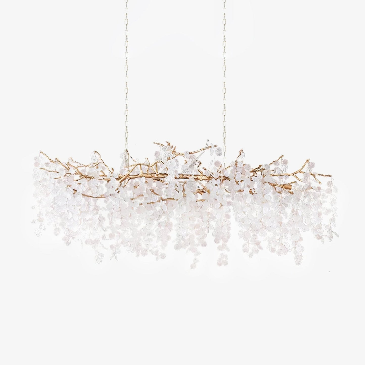 Crystal Chandelier | Brass & Nickel Finish | Multiple Diameter Options