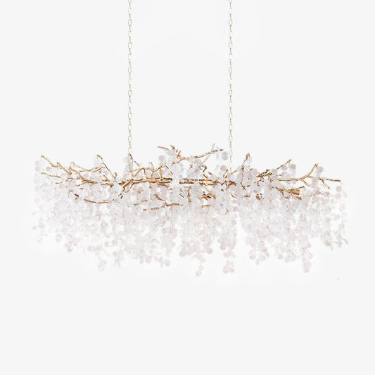 Crystal Chandelier | Brass & Nickel Finish | Multiple Diameter Options