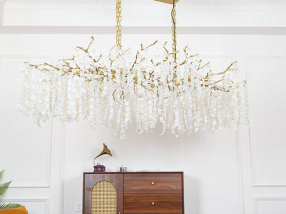 Crystal Chandelier | Brass & Nickel Finish | Multiple Diameter Options