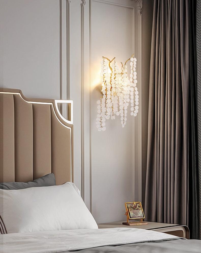 Shiro Noda Wall Lamp | Brass & Crystal | Set of 2