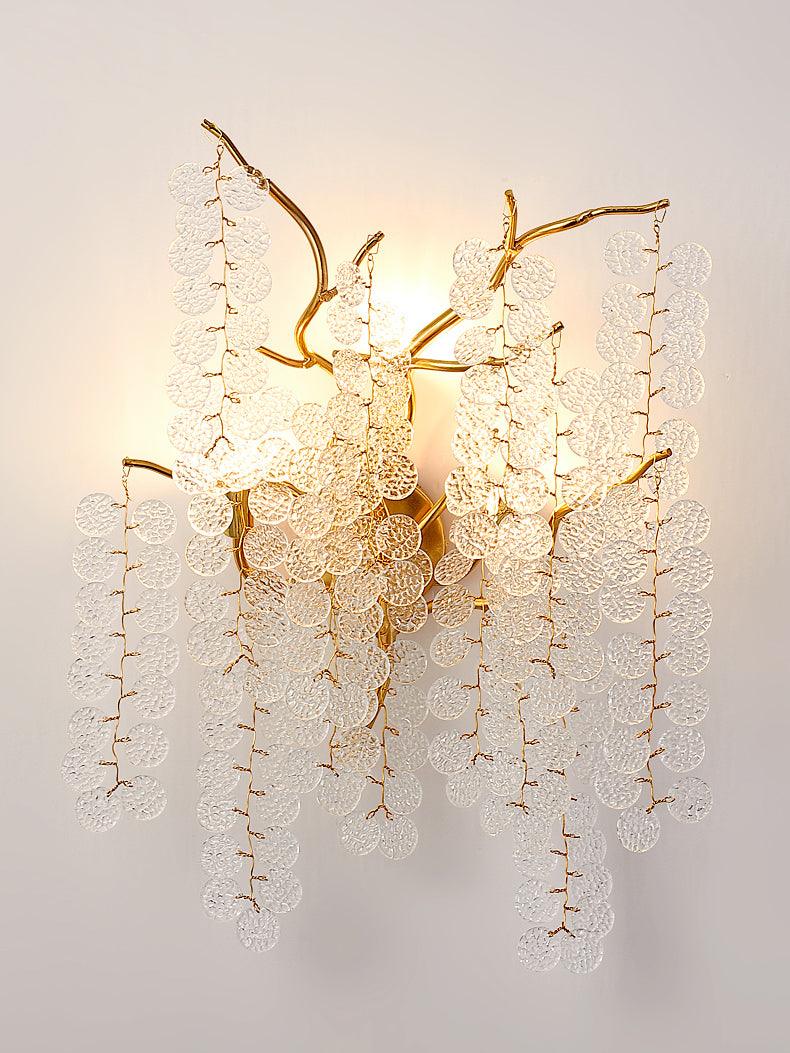 Shiro Noda Wall Lamp | Brass & Crystal | Set of 2