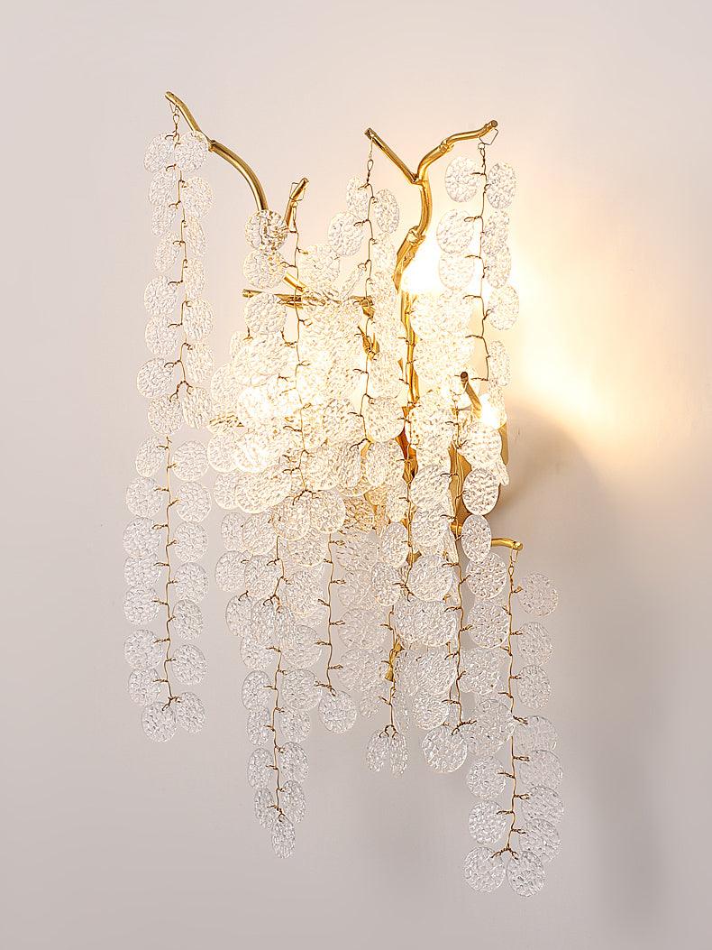 Shiro Noda Wall Lamp | Brass & Crystal | Set of 2