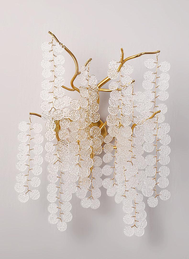 Shiro Noda Wall Lamp | Brass & Crystal | Set of 2