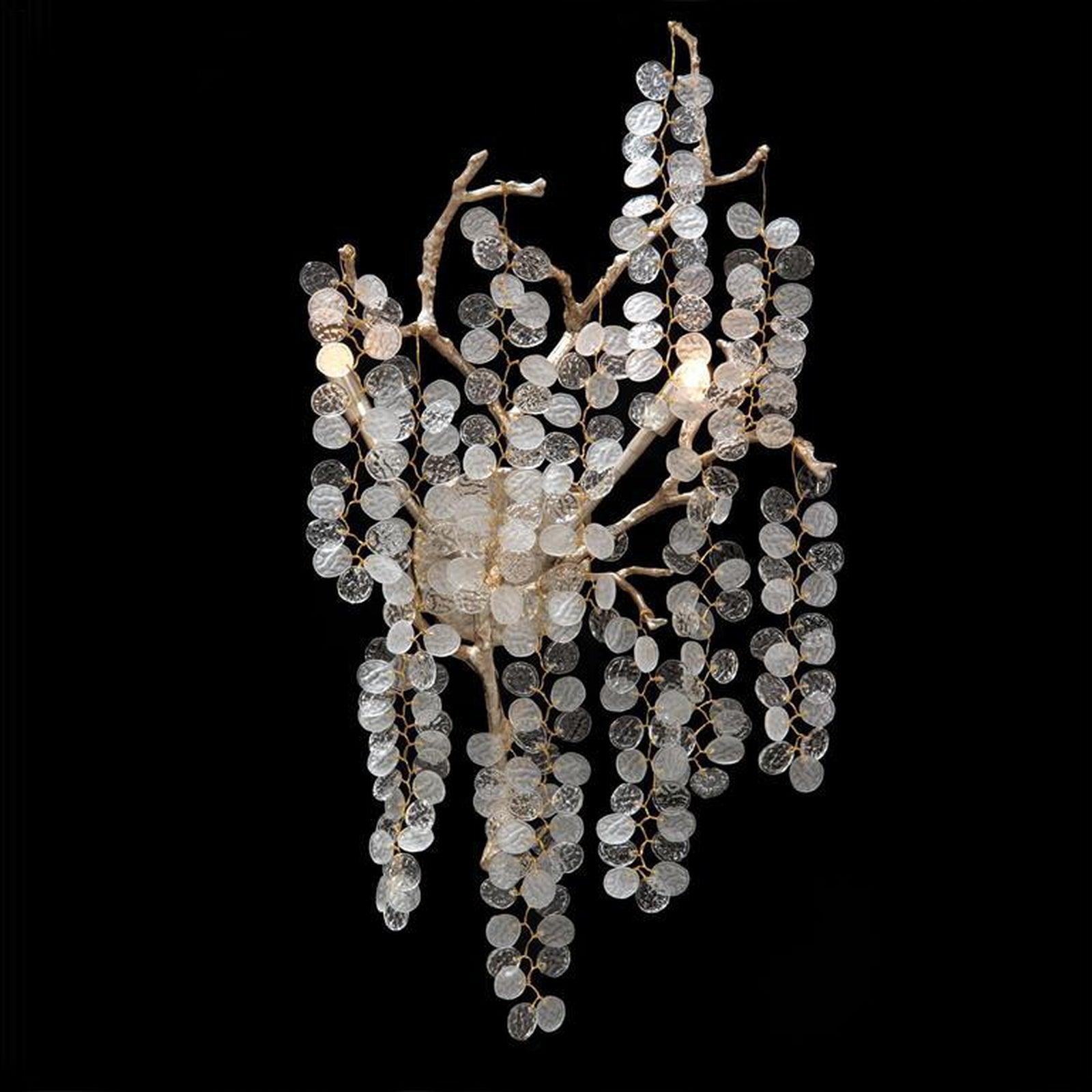 Shiro Noda Wall Lamp | Brass & Crystal | Set of 2
