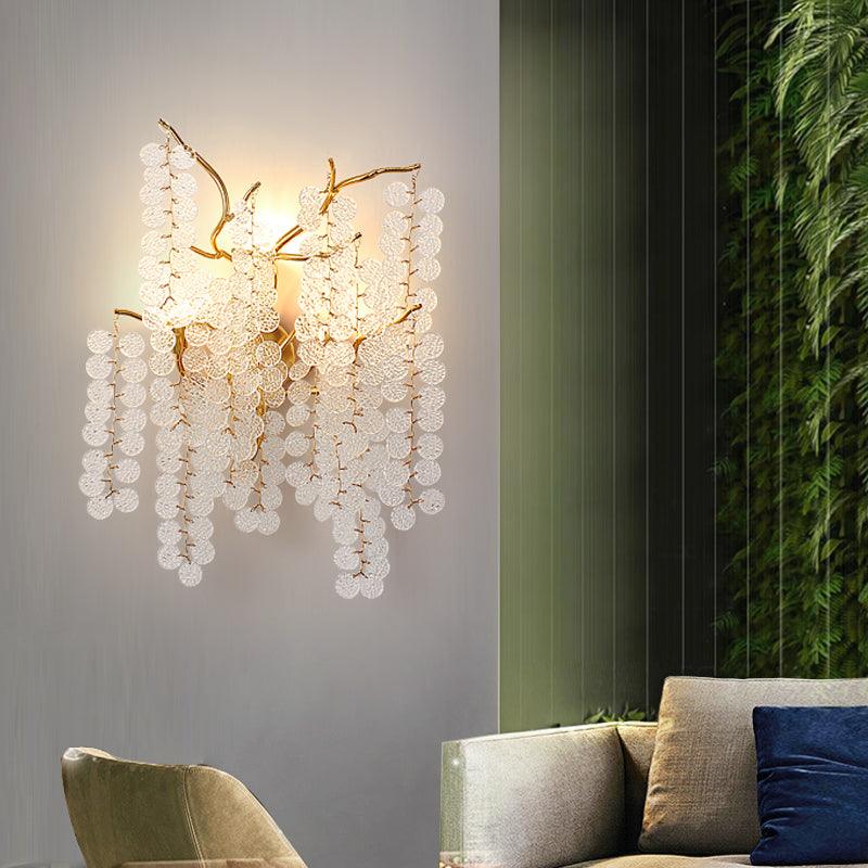 Shiro Noda Wall Lamp | Brass & Crystal | Set of 2