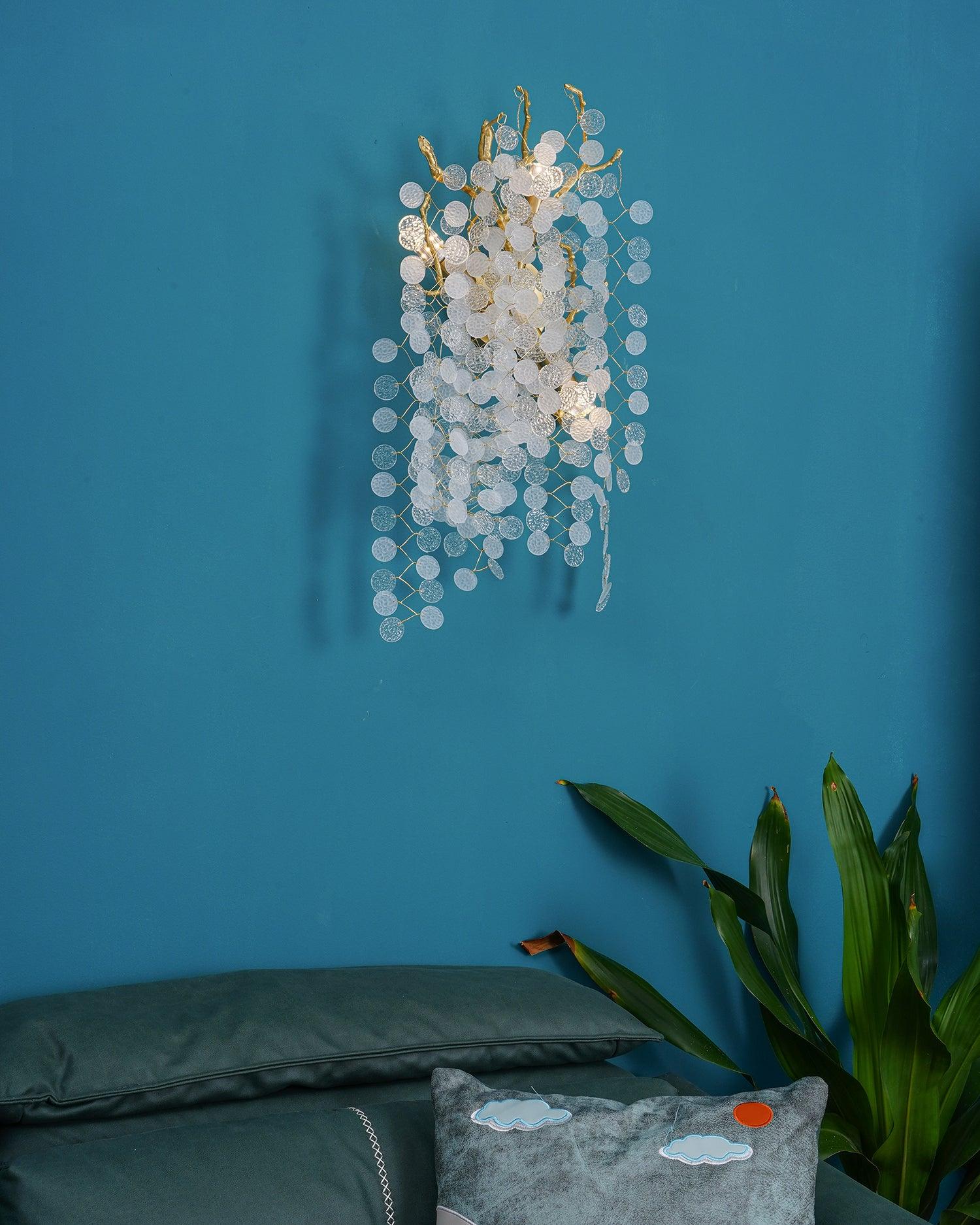 Shiro Noda Wall Lamp | Brass & Crystal | Set of 2