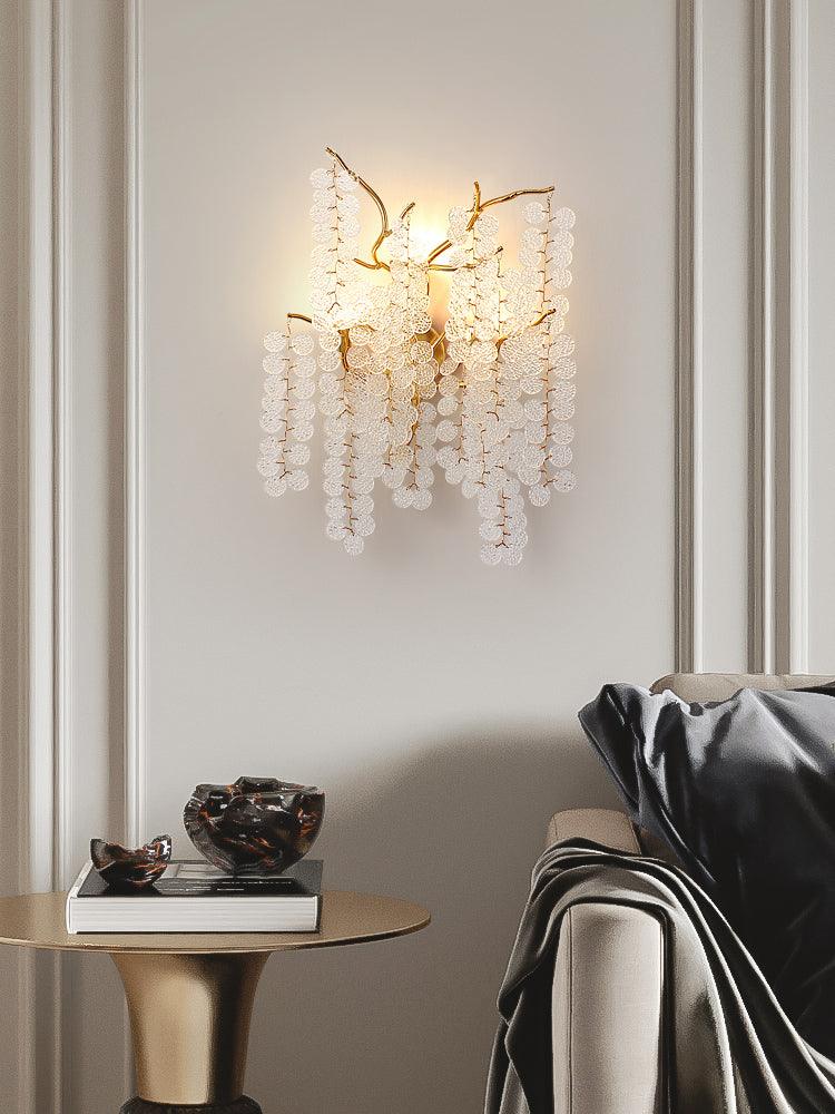 Shiro Noda Wall Lamp | Brass & Crystal | Set of 2