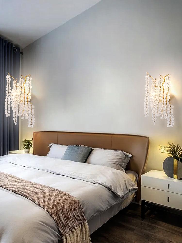 Shiro Noda Wall Lamp | Brass & Crystal | Set of 2