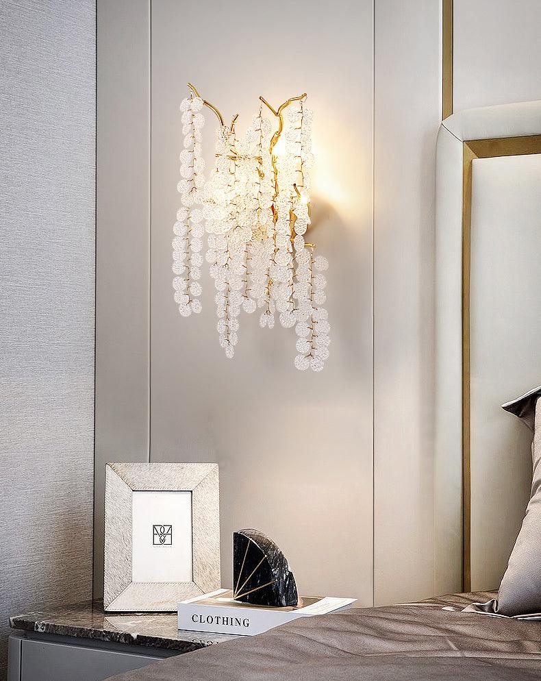 Shiro Noda Wall Lamp | Brass & Crystal | Set of 2