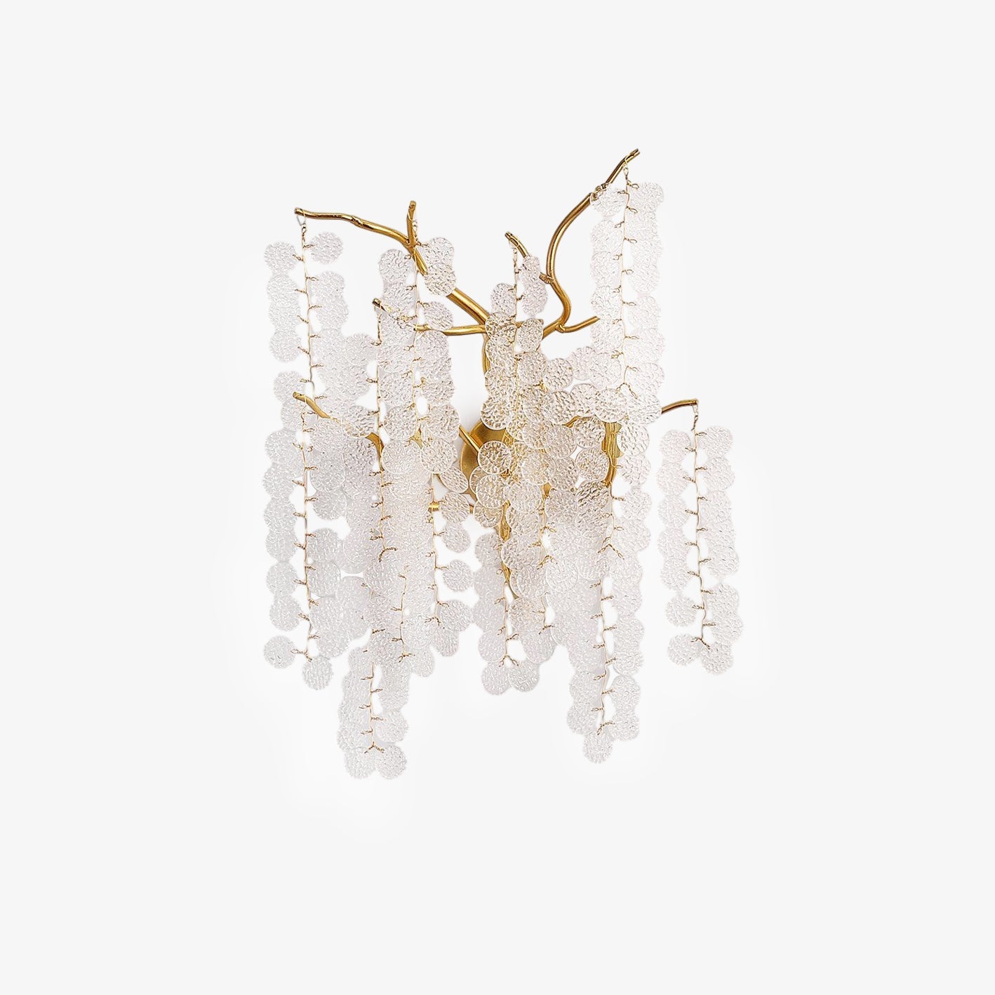 Shiro Noda Wall Lamp | Brass & Crystal | Set of 2