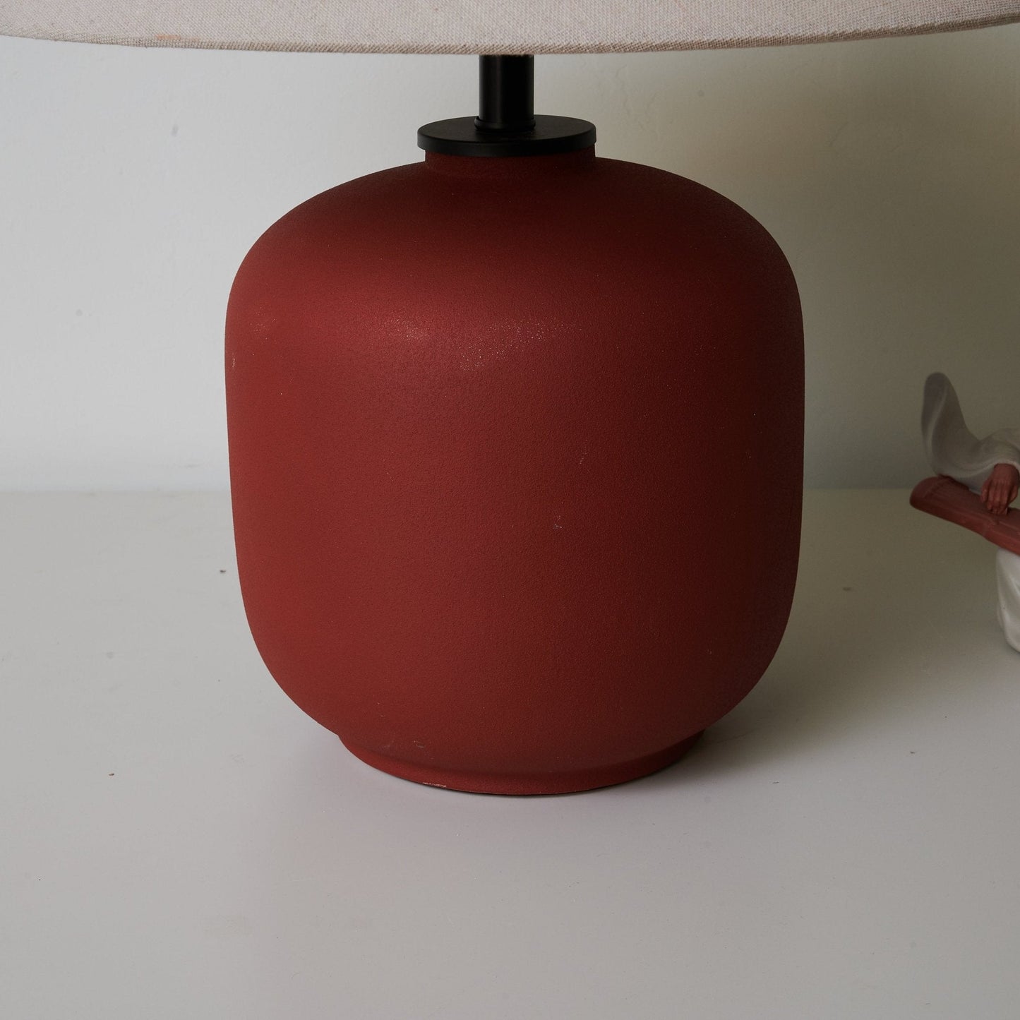 Sienna Table Lamp | Terracotta Ceramic Base | 40cm Diameter