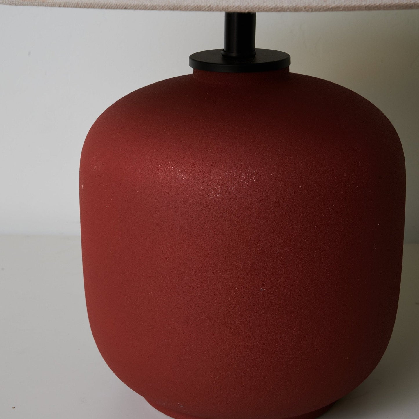 Sienna Table Lamp | Terracotta Ceramic Base | 40cm Diameter