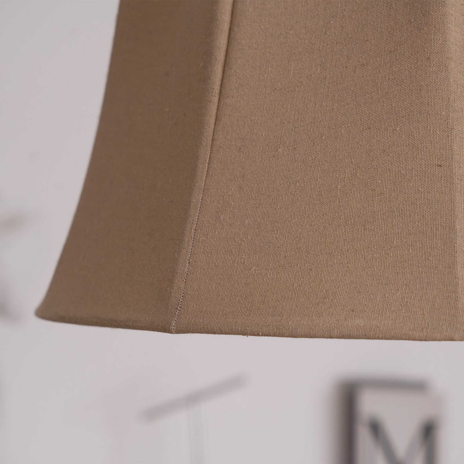 Sienna Pendant Lamp | Handcrafted Iron & Linen | Gold Finish