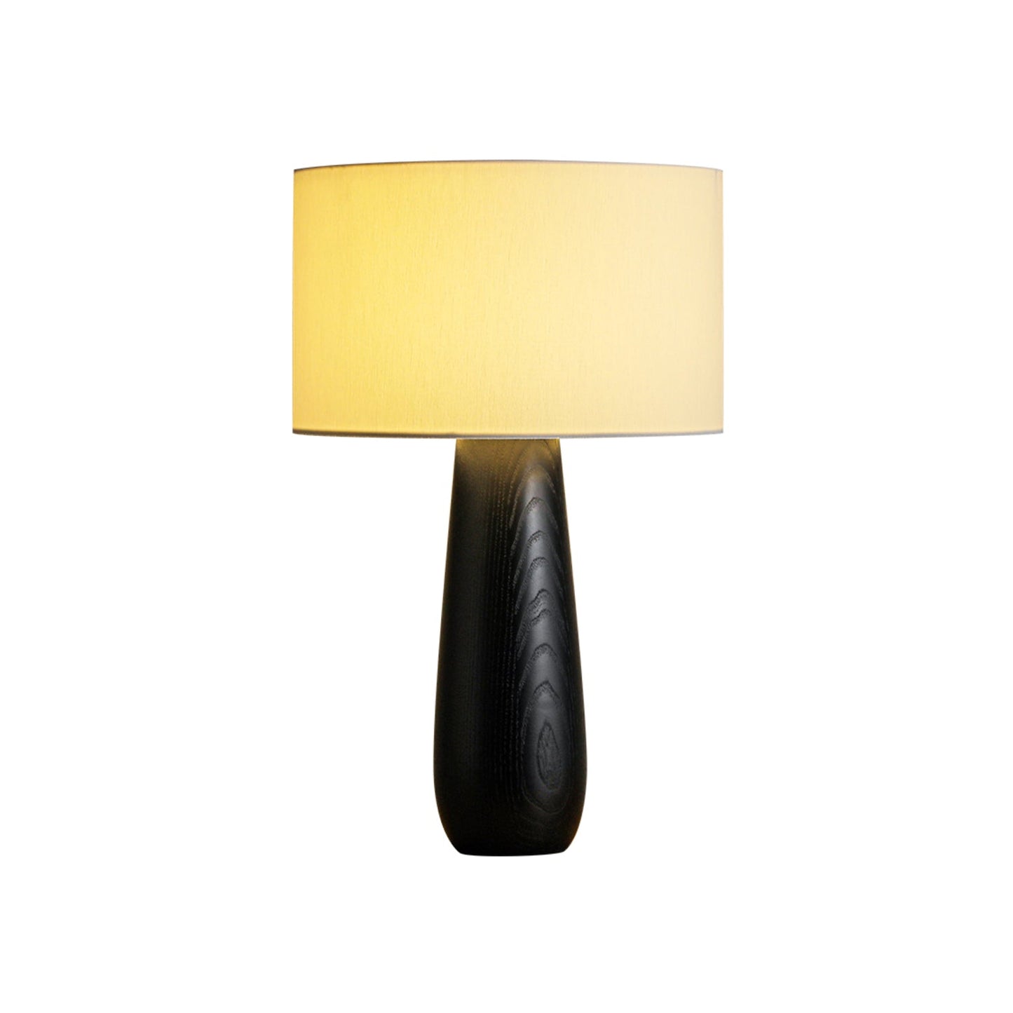 Sierra Table Lamp | Natural Wood & Linen | 32cm Diameter