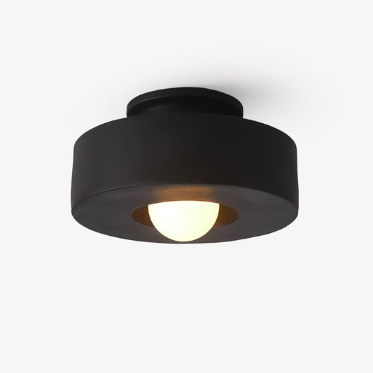 Simon Ceiling Lamp | Resin | 30cm Diameter, Available in Red, Green, Black