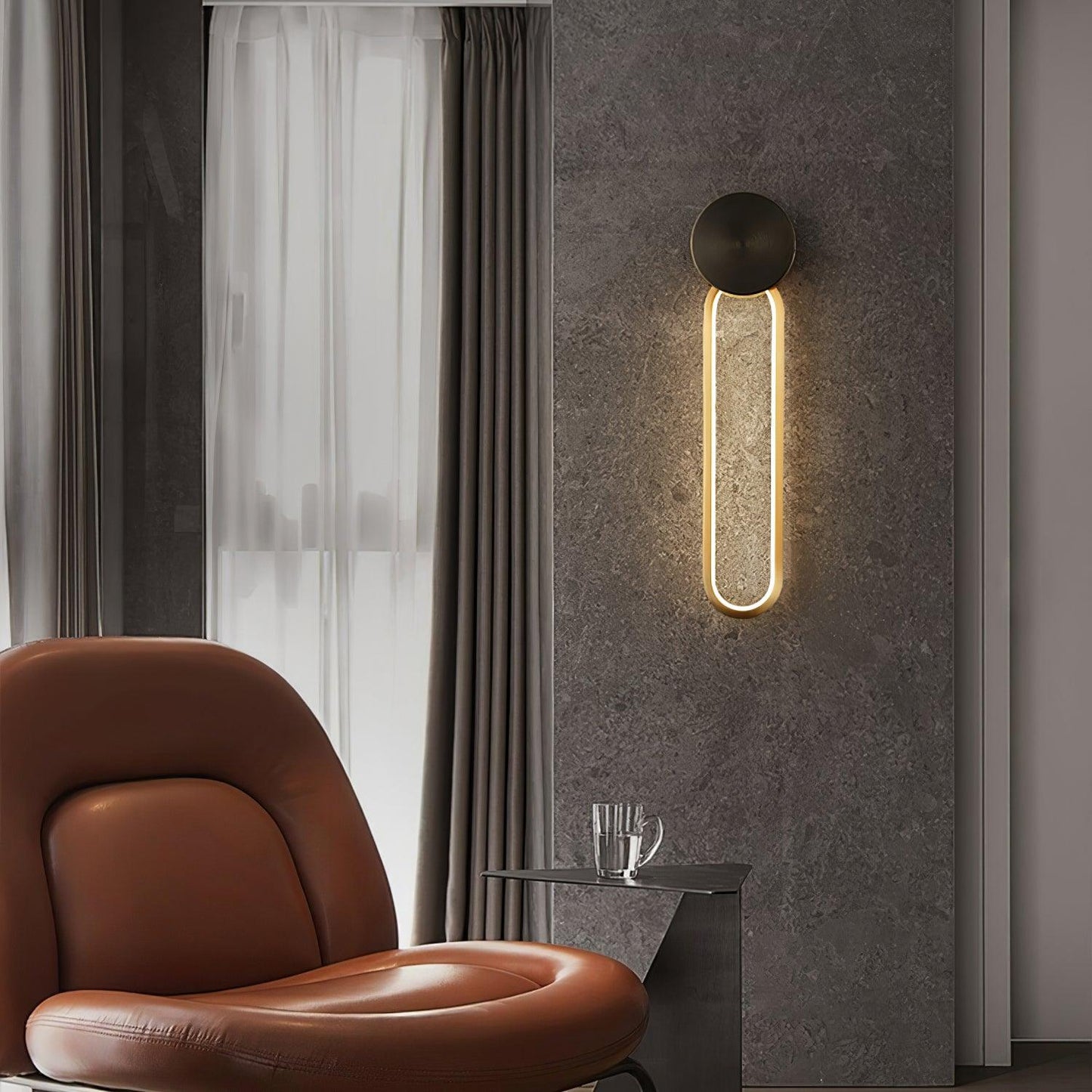 Wall Sconce | Brass & Acrylic | Set of 2
