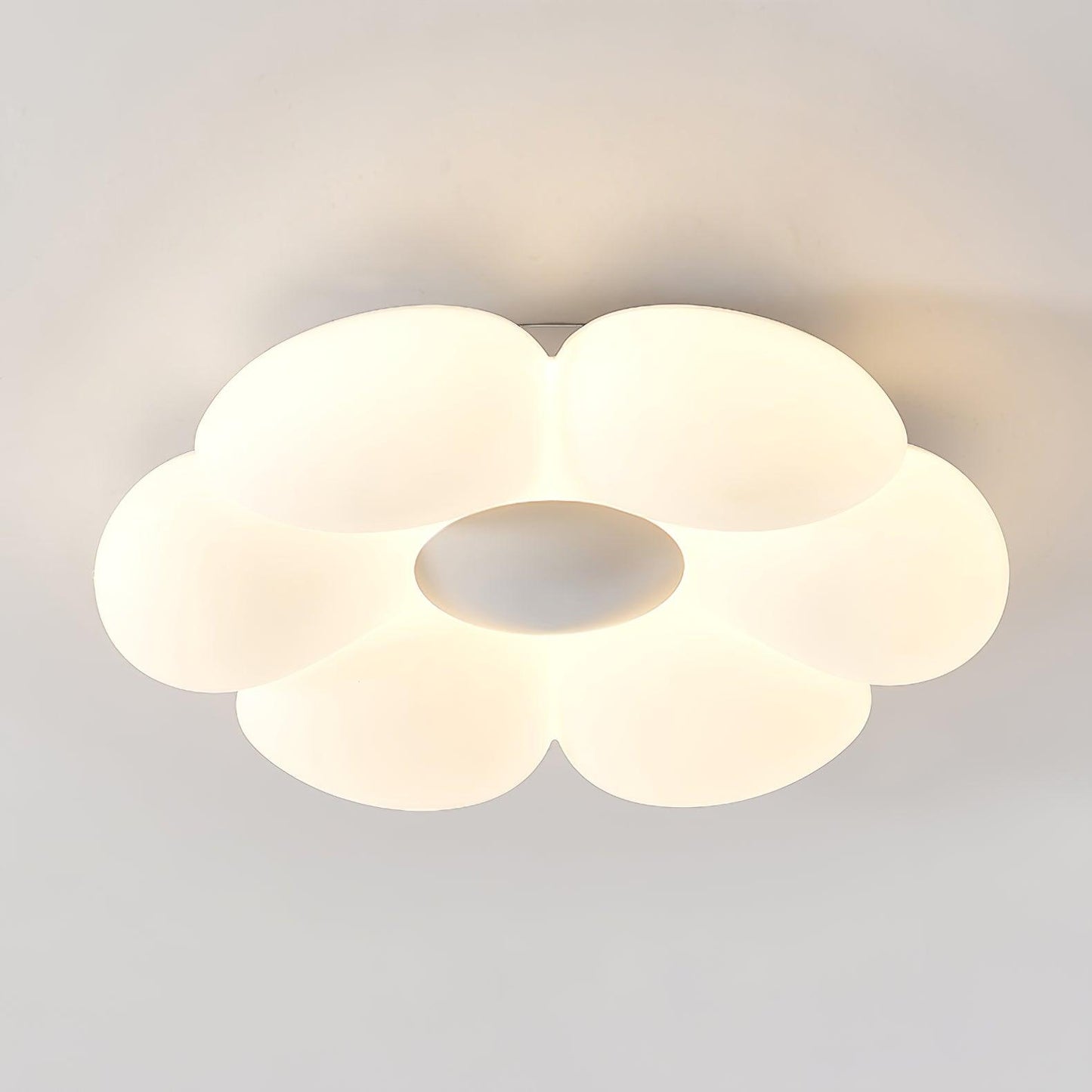 Flower Ceiling Lamp | Metal & Acrylic | 50cm Diameter | Dimmable Options Available