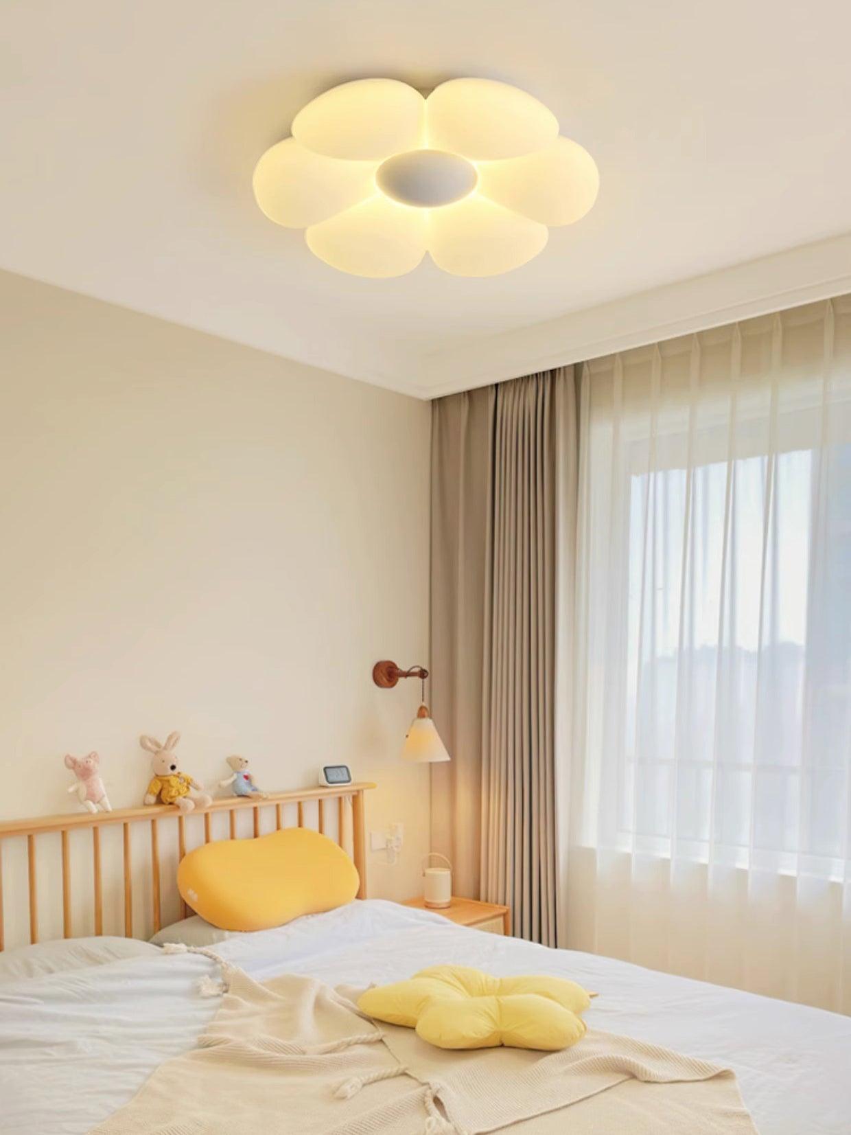 Flower Ceiling Lamp | Metal & Acrylic | 50cm Diameter | Dimmable Options Available
