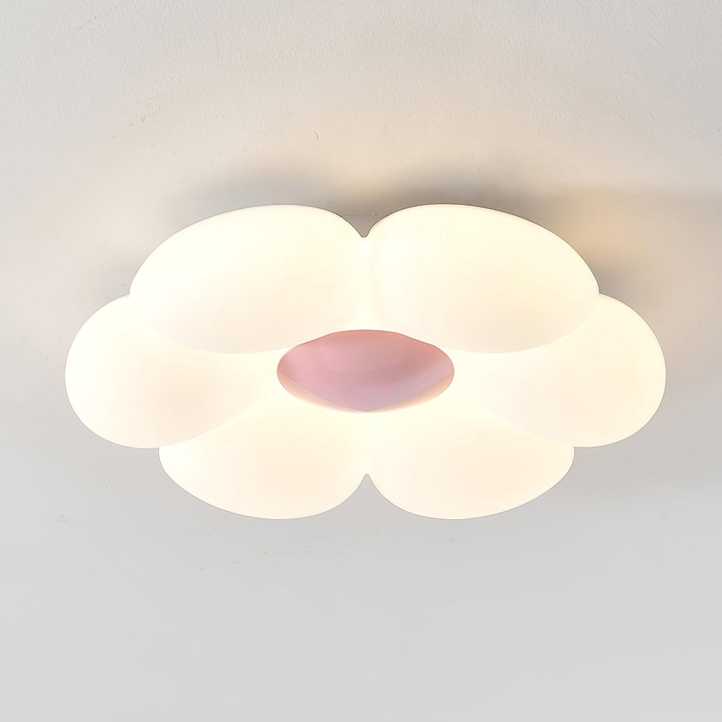 Flower Ceiling Lamp | Metal & Acrylic | 50cm Diameter | Dimmable Options Available