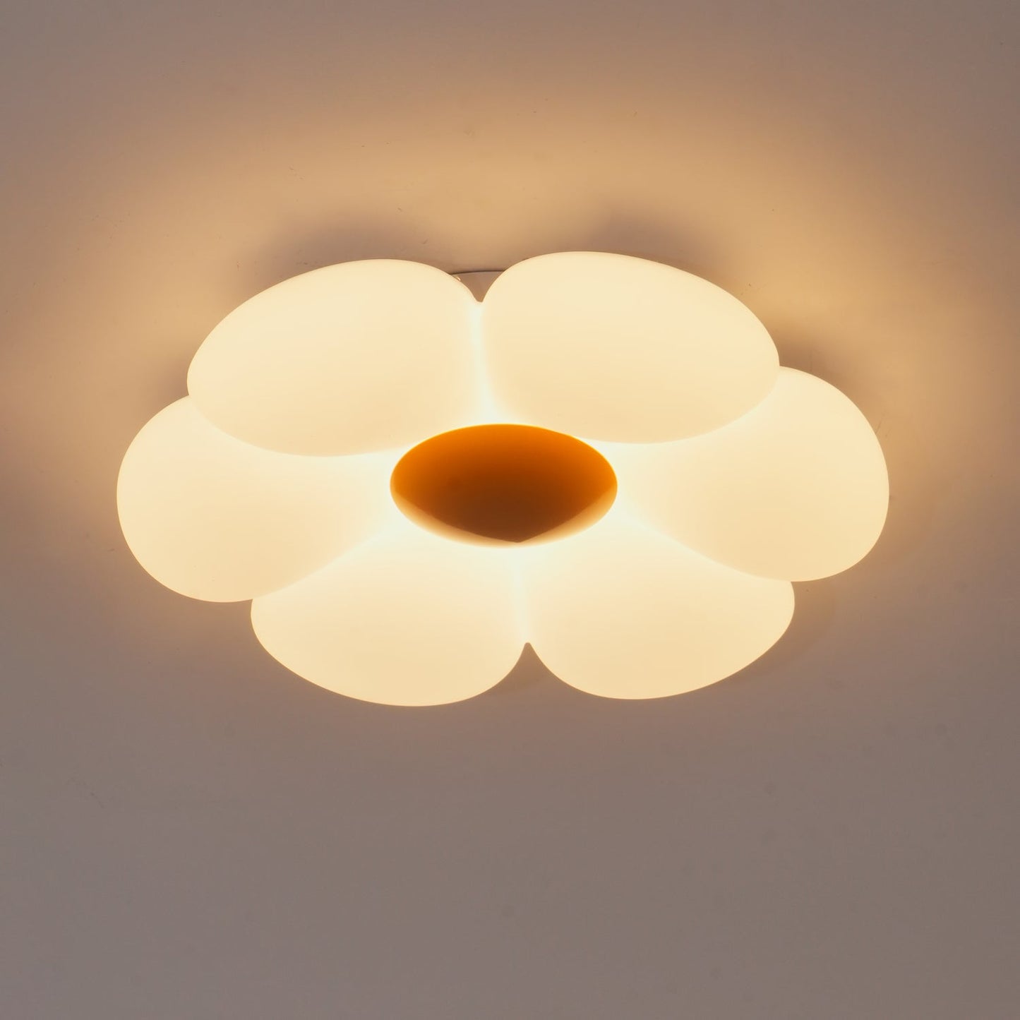 Flower Ceiling Lamp | Metal & Acrylic | 50cm Diameter | Dimmable Options Available