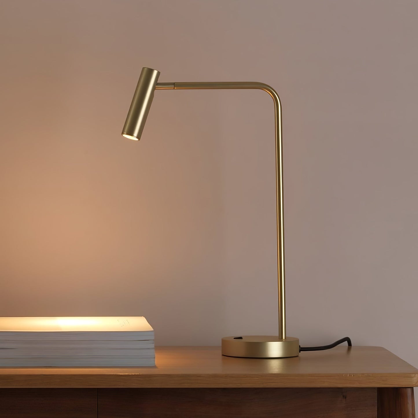 Skinny Table Lamp | Metal & Aluminum | Black, White, Sand Nickel, Gold