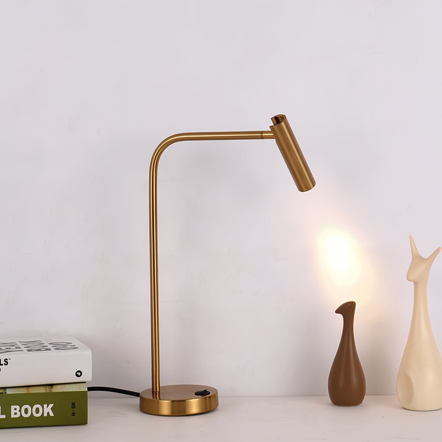 Skinny Table Lamp | Metal & Aluminum | Black, White, Sand Nickel, Gold