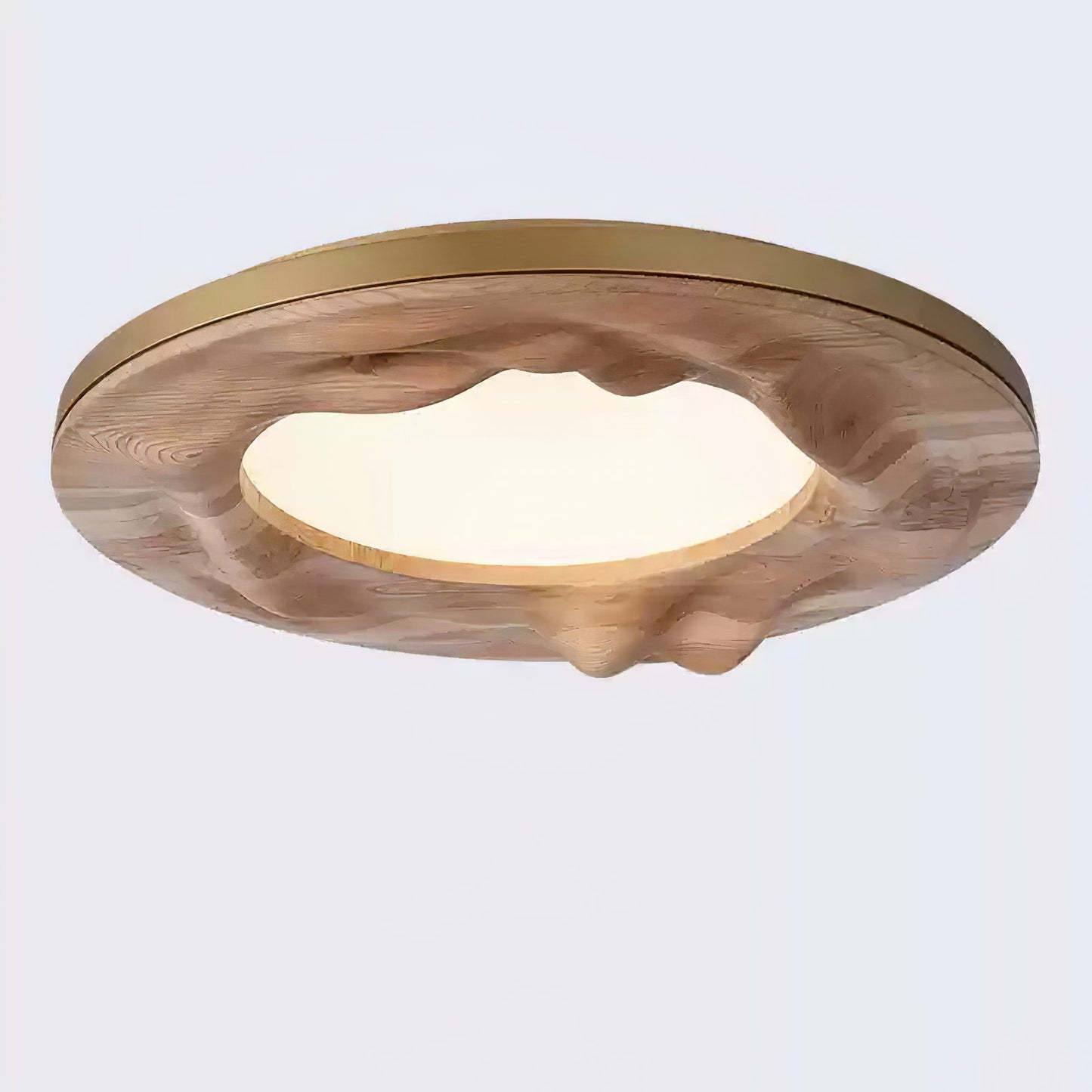 Sky Lake Ceiling Lamp | Wooden Frame | 60cm Diameter
