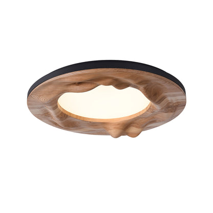 Sky Lake Ceiling Lamp | Wooden Frame | 60cm Diameter