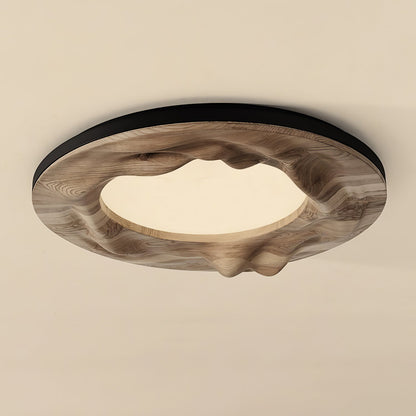 Sky Lake Ceiling Lamp | Wooden Frame | 60cm Diameter