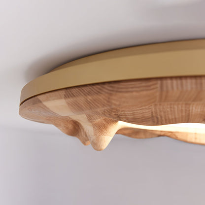 Sky Lake Ceiling Lamp | Wooden Frame | 60cm Diameter