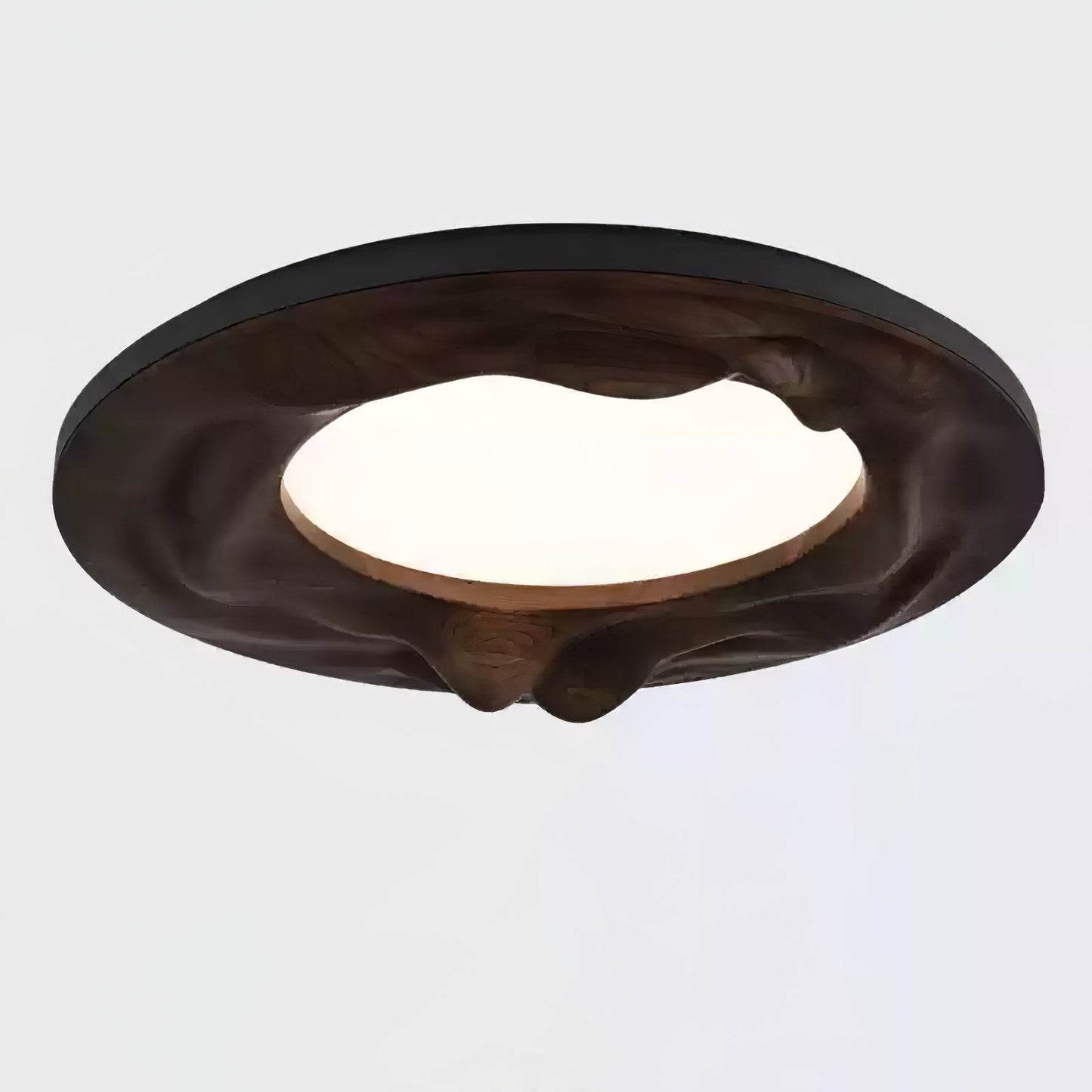 Sky Lake Ceiling Lamp | Wooden Frame | 60cm Diameter