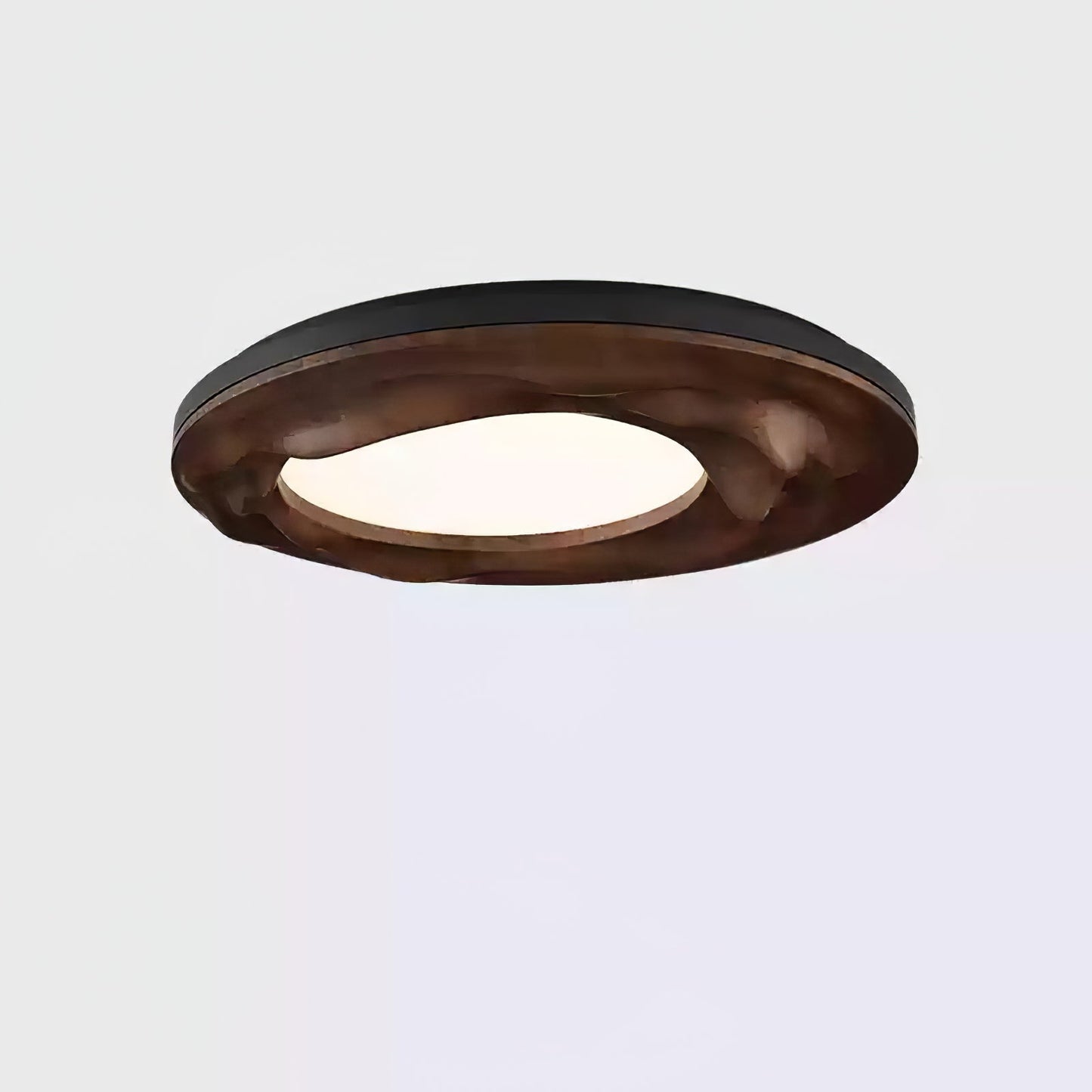 Sky Lake Ceiling Lamp | Wooden Frame | 60cm Diameter