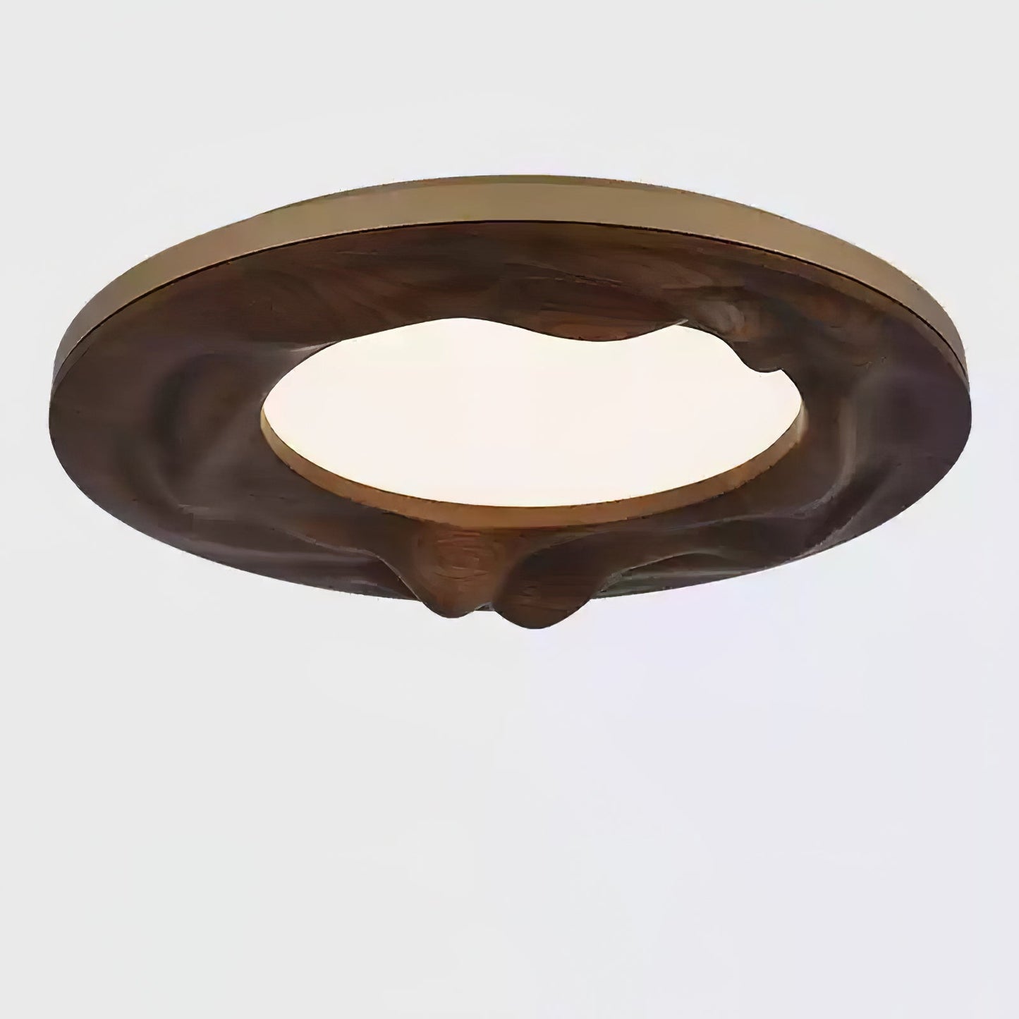 Sky Lake Ceiling Lamp | Wooden Frame | 60cm Diameter