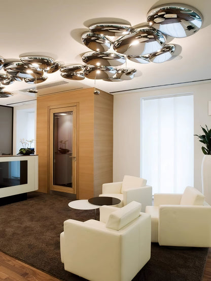 Skydro Ceiling Lamp | Polished Chrome | 5-6 Heads