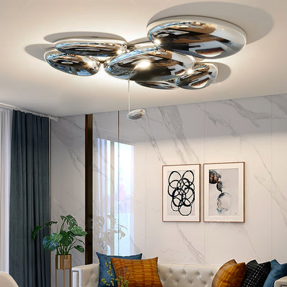 Skydro Ceiling Lamp | Polished Chrome | 5-6 Heads