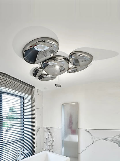 Skydro Ceiling Lamp | Polished Chrome | 5-6 Heads