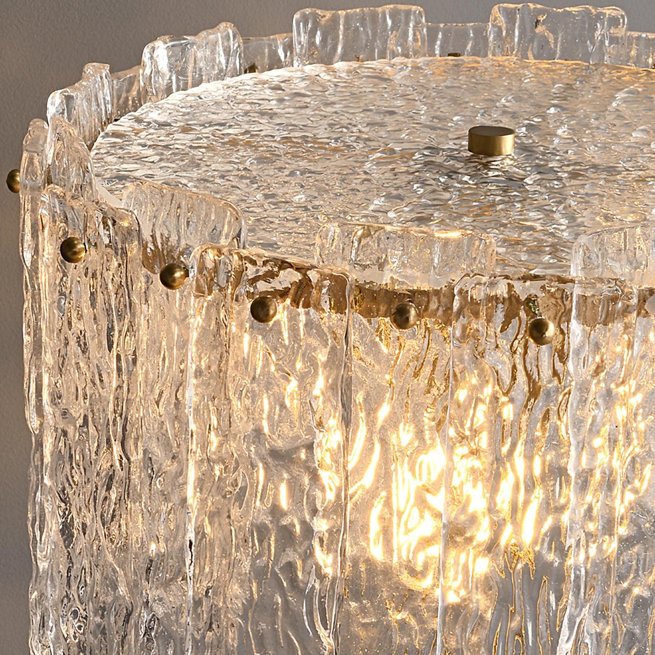Skylar Table Lamp | Brass & Glass | Clear Finish