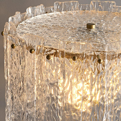 Skylar Table Lamp | Brass & Glass | Clear Finish