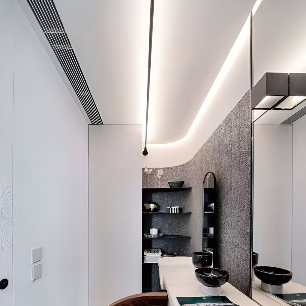 Skyline Linear Ceiling Light | Steel & PVC | Multiple Length Options