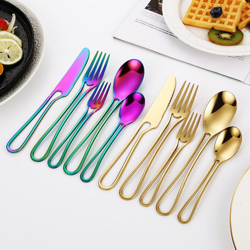 Sleek Hollow Cutlery Set