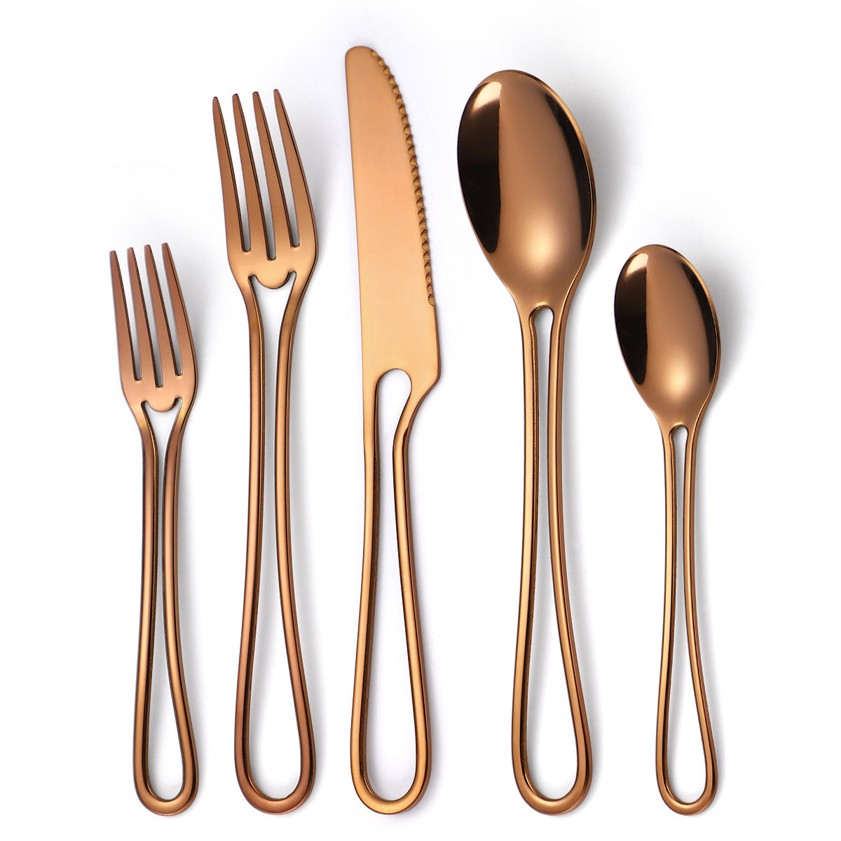 Sleek Hollow Cutlery Set