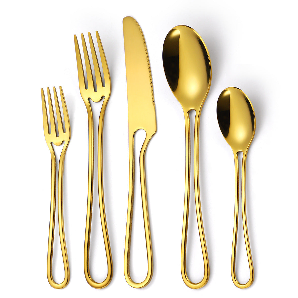 Sleek Hollow Cutlery Set